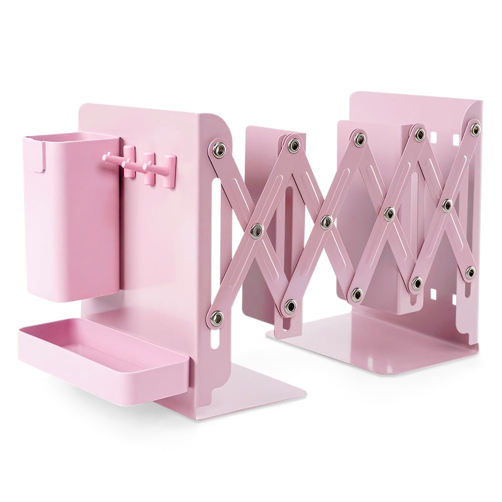 Generic Retractable Desktop Bookstand Vertical Table Bookshelf File Sorter
