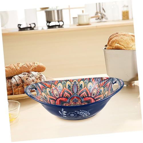 Bol céramique double anse idéal pour vos grands repas familiaux - 5