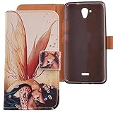 Lankashi PU Flip Leder Tasche Hülle Hülle Cover Schutz Handy Etui Skin Für Hisense F20 5.5