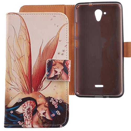 Lankashi PU Flip Leder Tasche Hülle Hülle Cover Schutz Handy Etui Skin Für Hisense F20 5.5