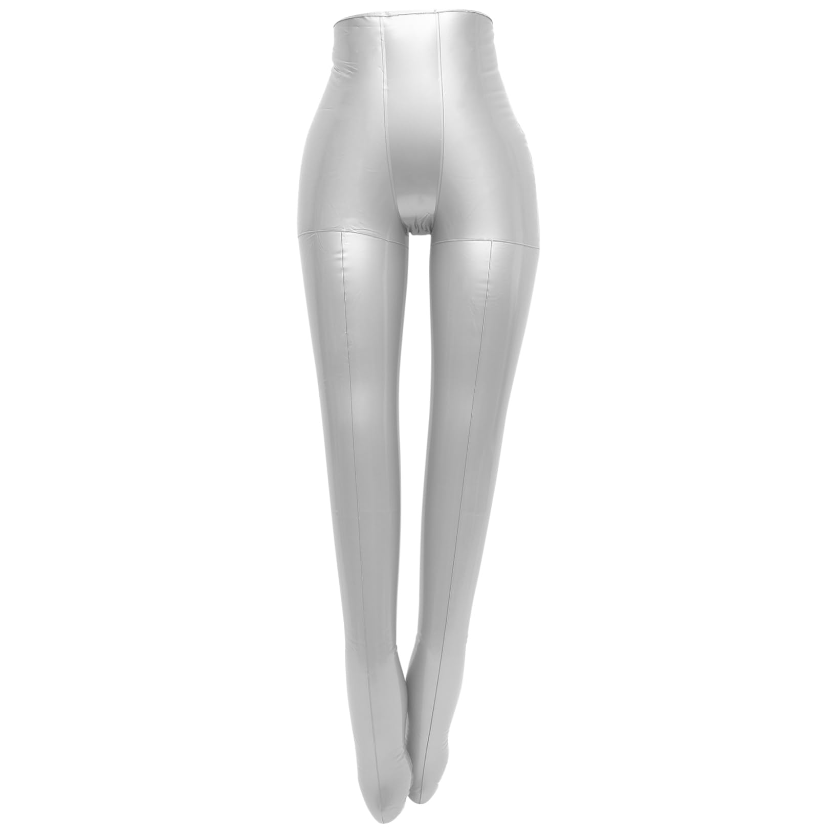 CHILDWEET Clothing Display Model Underwear Display Holder Body Mannequin for Clothes Pants Display Model Mannequin for Stockings Display Mannequin Legs Mannequin Body Jeans Hanger PVC Silver
