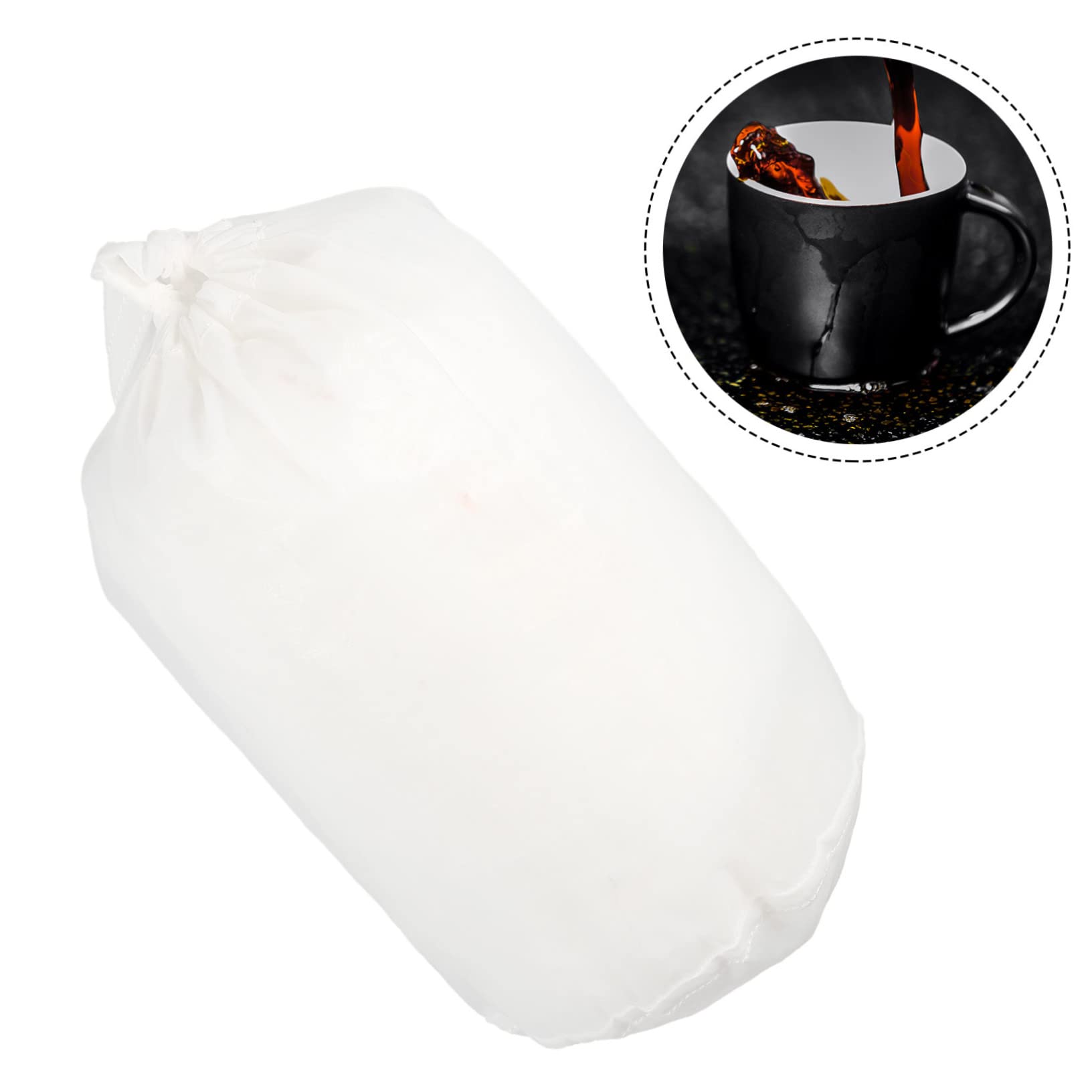 NAMOARLY Nut Milk Bag Reusable Food Strainer for Coffee Wine Oat Soy Milk Fine Mesh Drawstring Filter Brew Bag Easy to Clean No Pulp Residue