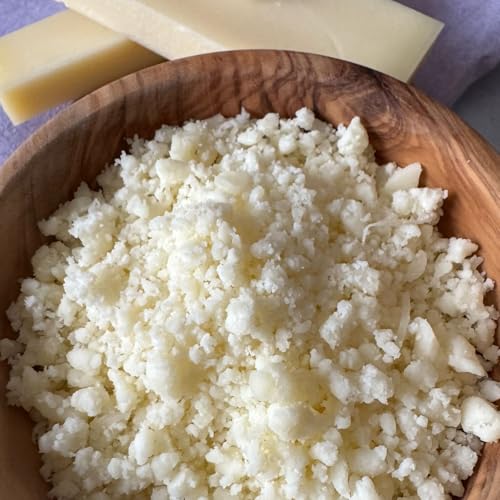 【DELICIOSA】削りたて 無添加 グリュイエール AOP 粉チーズ グラスフェッド チーズ ・チーズフォンデュ グラタンに Gruyere Grated Grassfed Cheese No Additives Ideal for Fondue &