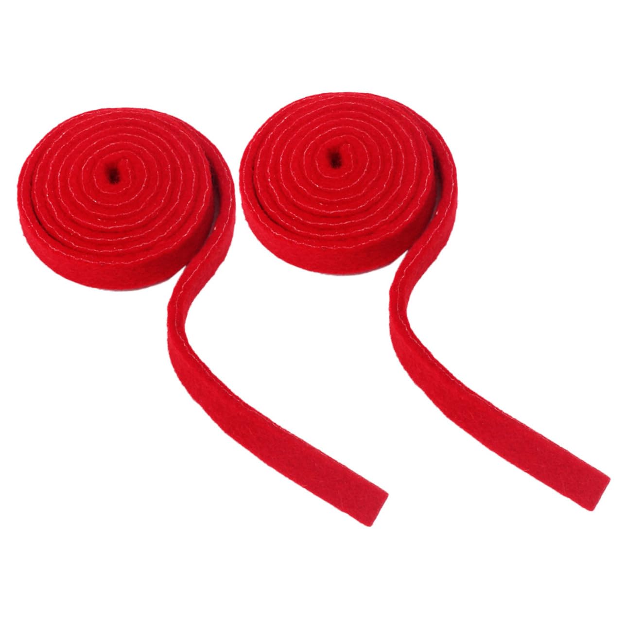 UPKOCH Tiras de Fieltro de Lana Rojas Paquete de 2 Piezas Absorción de Sonido y Rendimiento Duradero para Afinación de Piano y Guzheng para Uso Profesional