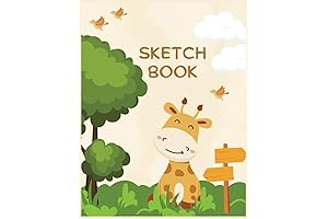 Illo Sketchbook for Kids and Adults - 9" x 12", 180 Sheets, Drawing Notebook