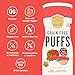 Serenity Kids 6+ Months Grain Free Puffs Toddler & Baby Snack | No Added Sugar, Gluten & Rice Free, Allergen Free | Made with Organic Cassava, Veggies, and Herbs | Tomato & Mushroom | 1 Count