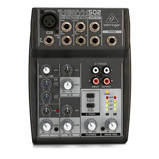 1. Mesa de som 502 - Behringer