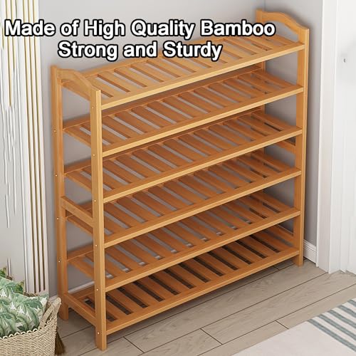 Support de rangement chaussures en bambou au design moderne et durable - 5