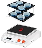 YFYIQI Orbital Shaker Rotator Linear Shaker Reciprocating Shaker Lab Shaking Equipment with Double-Layer...