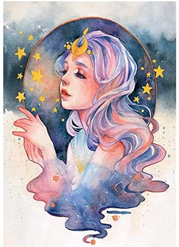 MMAHD 5D DIY Diamond Art Painting Kits for Adults,Flower Feast Girl Full Drill Embroidery Paintings Rhinestone Pasted DIY Painting Cross Stitch Arts Crafts for Home Wall Decor 11.8×15.8Inches