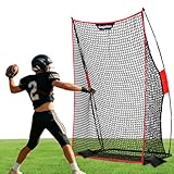 Gagalileo Football Kicking Cage for Quarterback - 4x7FT Durable Fiberglass Poles&Polyester Training Equipment...