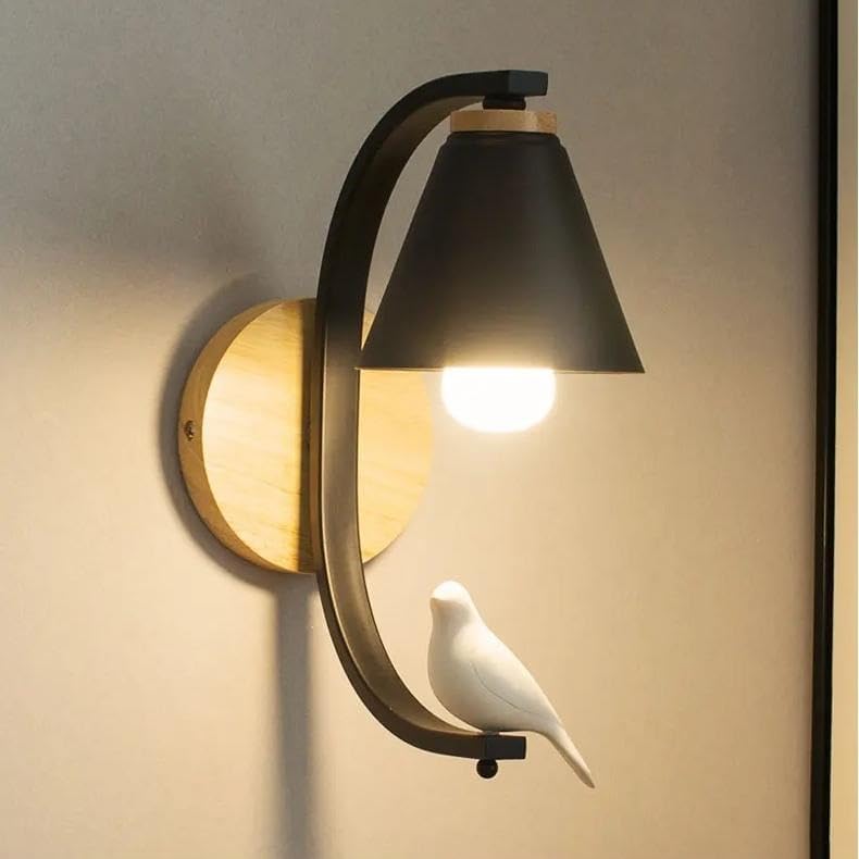 Nordic LED Wall Mount Lamp - Modern Bedroom & Living Room Light, Creative Bedside Fixture for Kids' Decor - Stylish White Luminaria (Style 2)