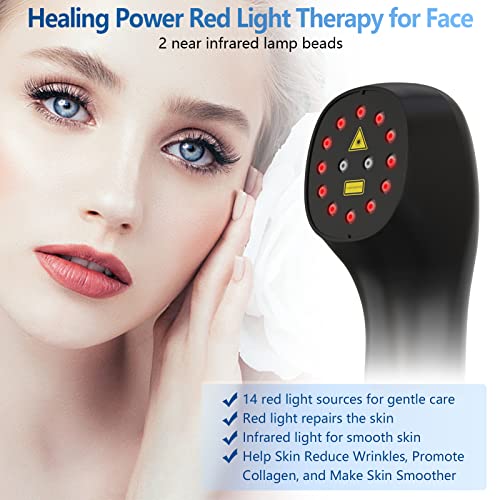 iKeener Red Light Therapy Device,Handheld Cold Laser Therapy Device,Infrared Light Therapy Pain Relief Device for Joint and Muscle,Knee,Shoulder,Back,Neck (Black) - Image 5