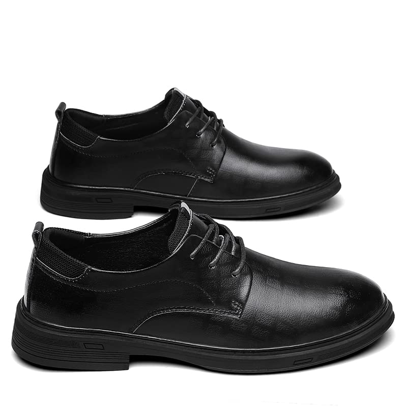 MWX Men's Dress Shoes Formal Business Oxford for Men Classic Lace Up Wingtip Casual Shoes3