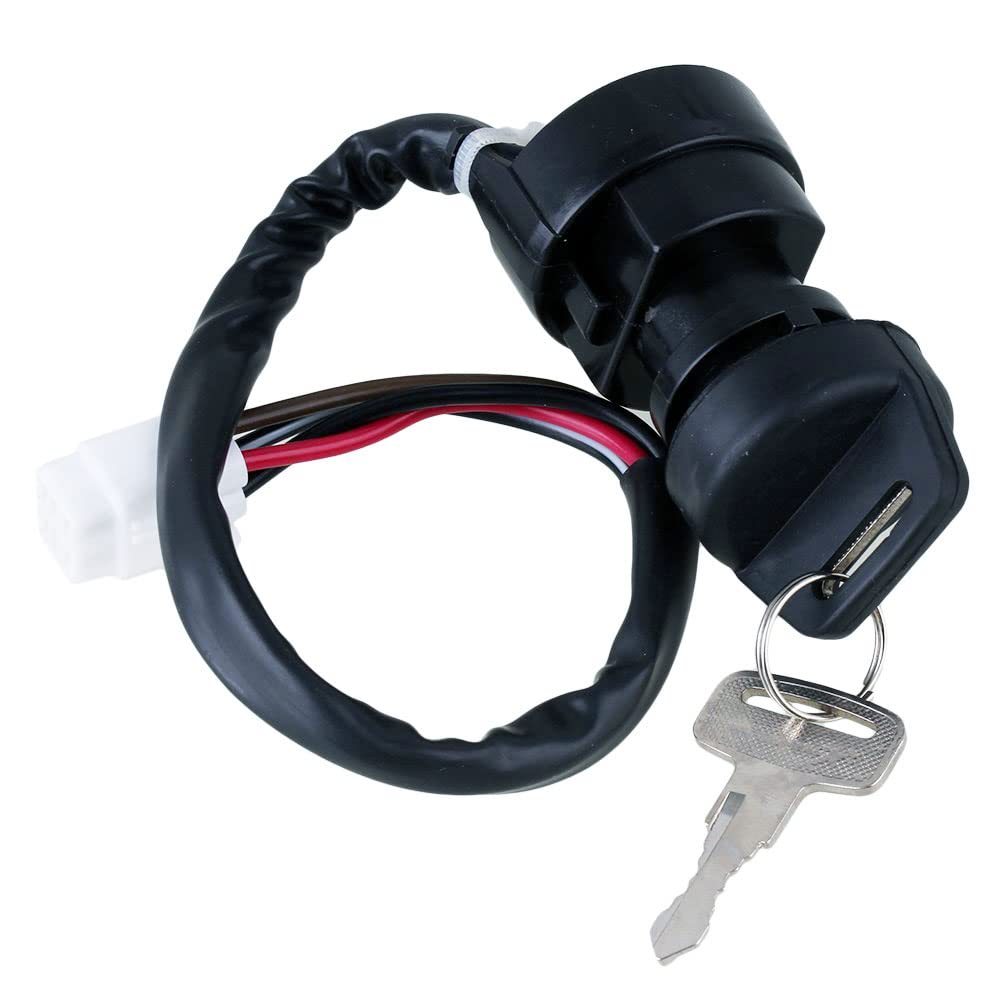 Ignition Switch With Key For Yamaha Grizzly 660 ATV (2002-2008) - Direct Replacement