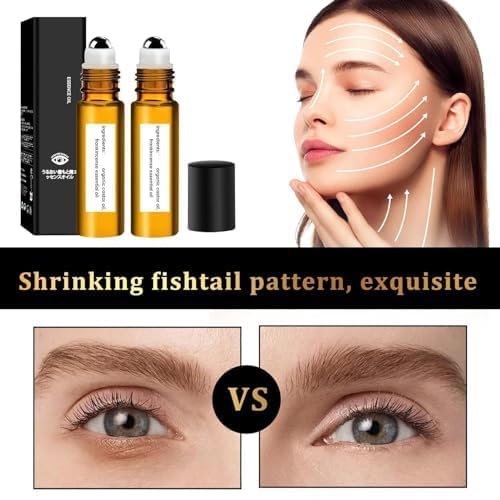 Óleo de borracha de tempo, óleo de rícino e olíbano, óleo de rícino e olíbano, rolo de olho de olíba