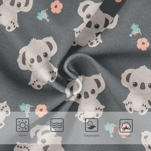 Little Girl Underwear Toddler Panties Kids Undies Koala Flower Cartoon Soft Cotton Briefs 2T-8Y3