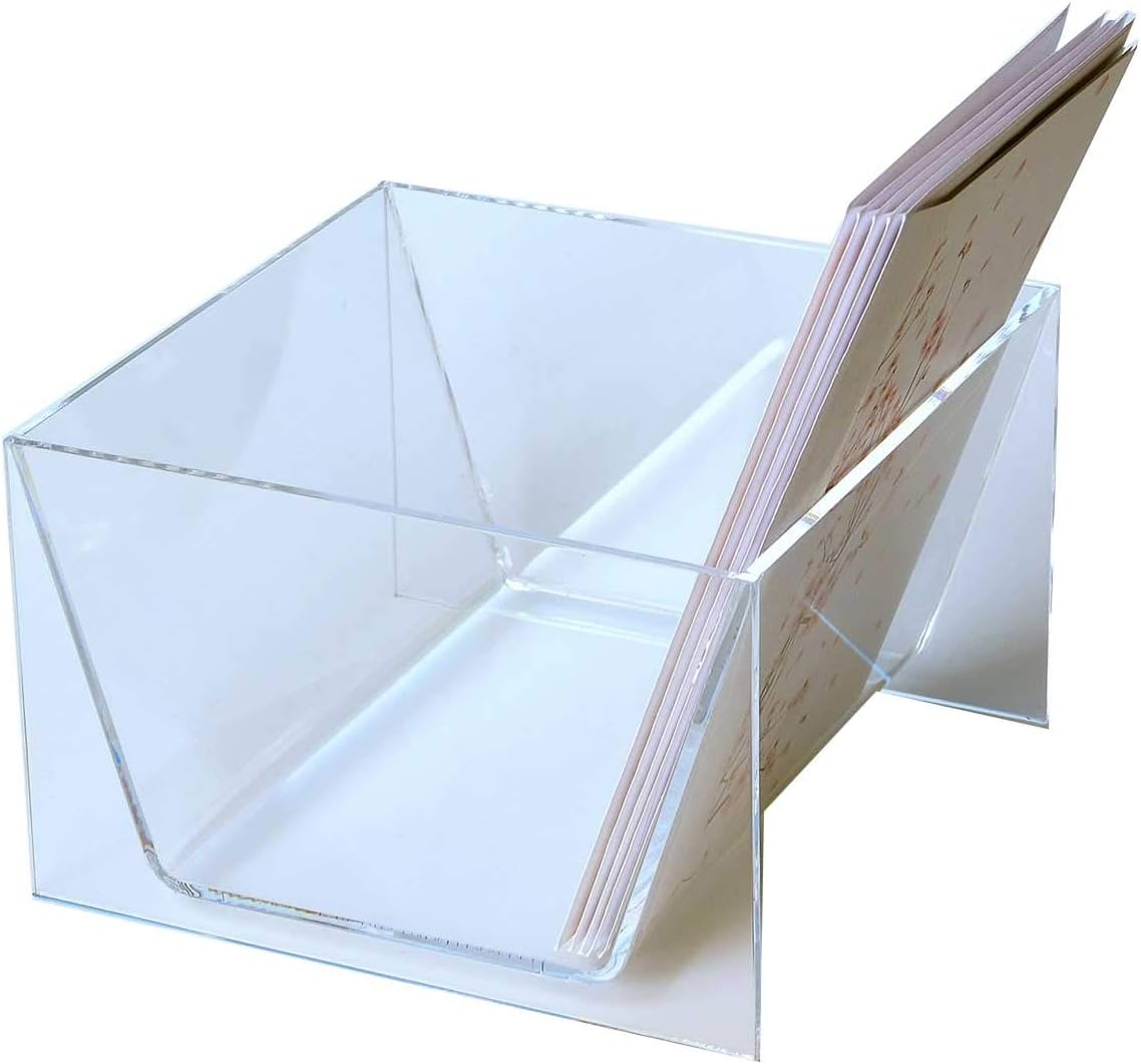 Photo Bin for 8" x 10" Mats or Photos and Art | Art Display Bin | Greeting Card Display | Flip Bin for Photographs