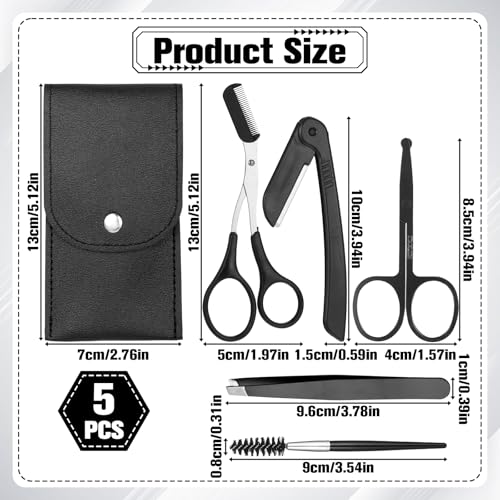 ElevateTech Lash Applicator Tool, 5-in-1 Eyelash Applicator Tools Set with Eyelash Tweezers, Scissors, Brush, Professional Eye Lash Clusters Tools with Case for Precise DIY Eyelash-Extension, Black - Thumbnail 2