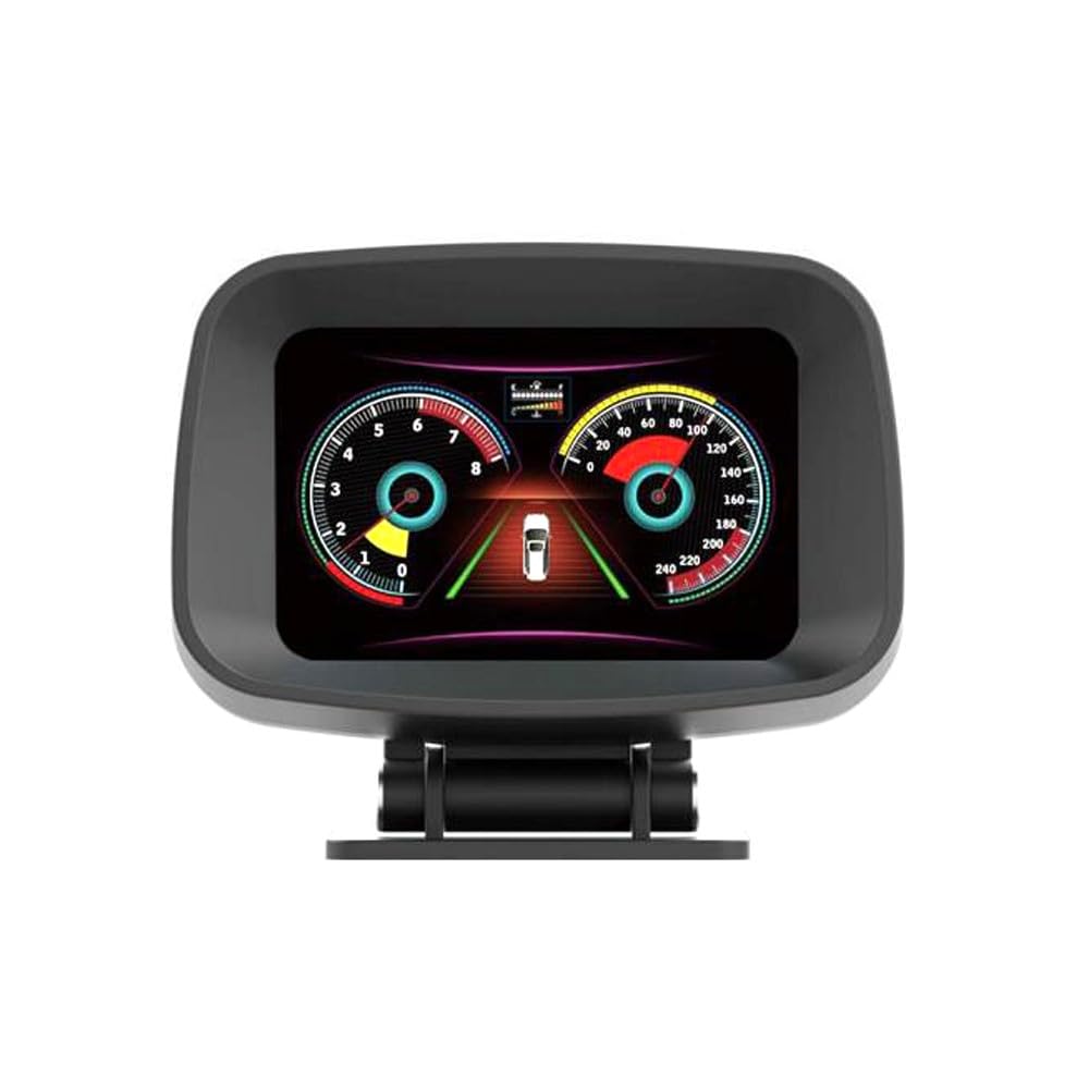 Kunfine Universal Car HUD Head Up Display Multiple Interfaces Multi-Function OBD2 Smart Gauge Plug & Play
