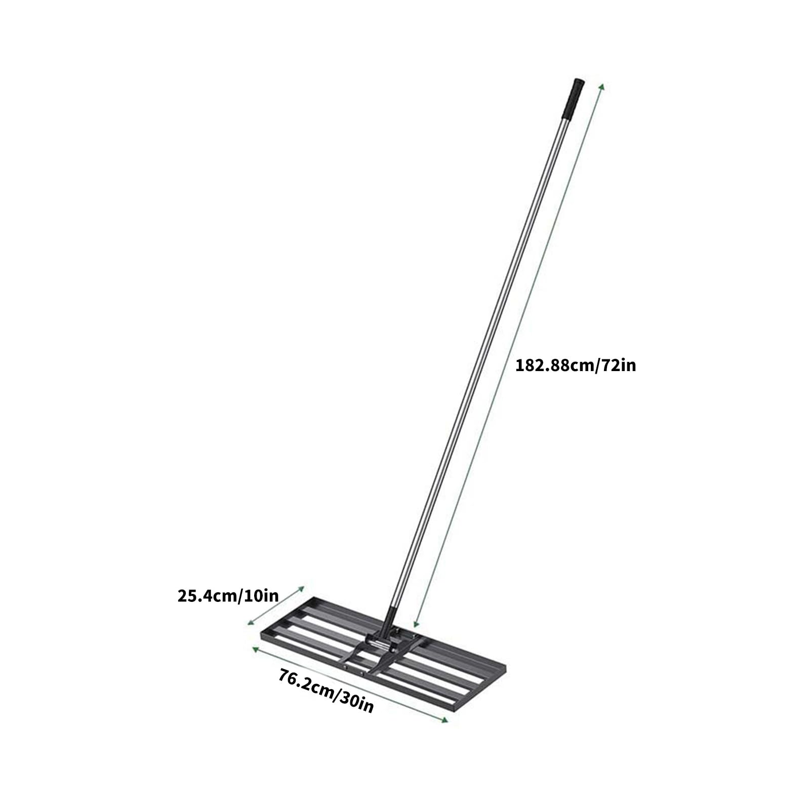 Outil de lissage du sol 76,2 x 25,4 cm large tête en métal