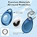 UNBREAKcable AirTag Holder, [4-Pack] IPX8 Waterproof AirTag Keyring Cover Case for Apple AirTag, Full-Body Covered AirTag Holder for Pet Collar, Keys, Bags