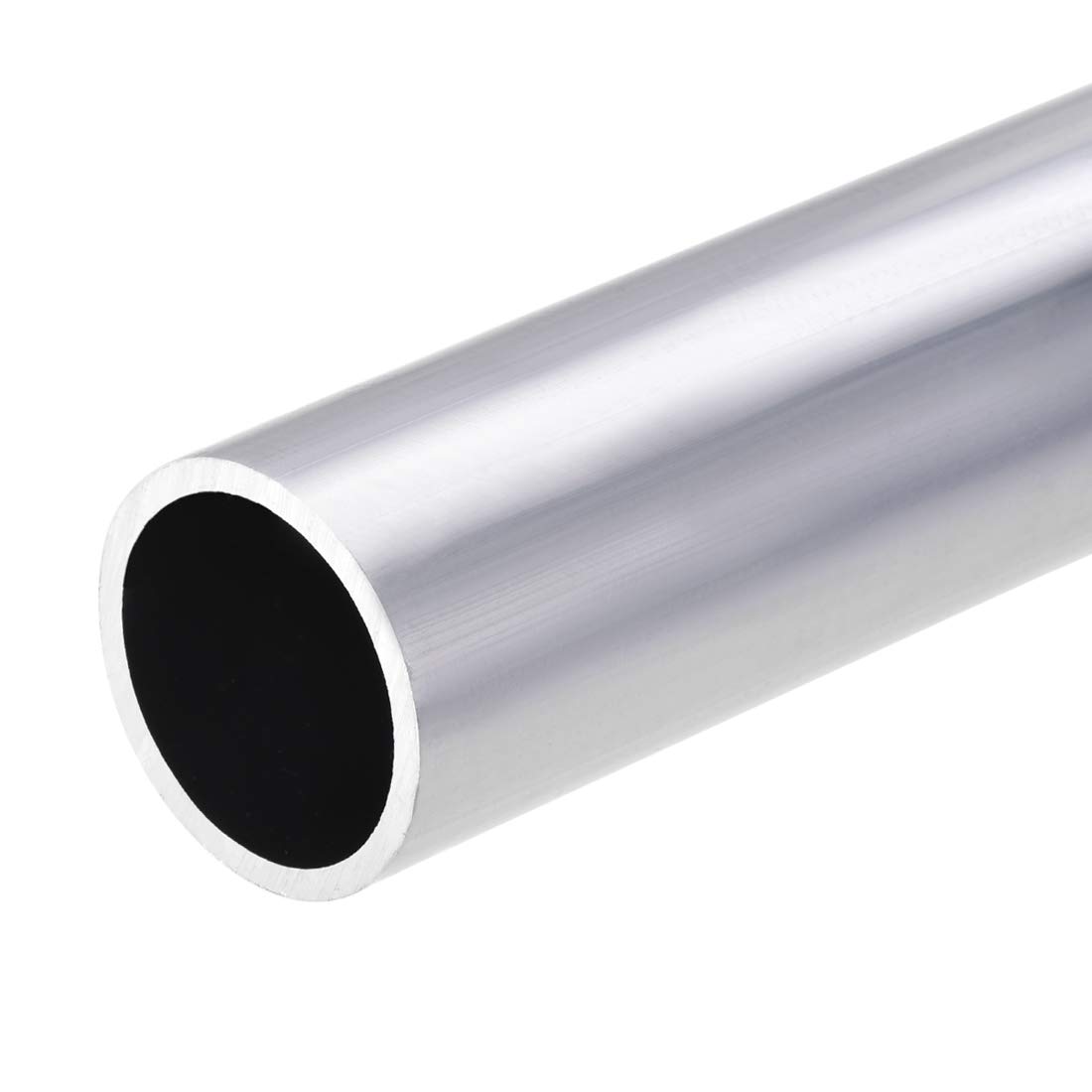 sourcing map Tube rond en aluminium 6063, 27mm OD 23mm ID 30cm de Longueur tube aluminium droit sans soudure 2 Pcs