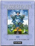  WASSERMANN - Ein kleines, bibliophiles STERNZEICHEN-Büchlein von FLECHSIG