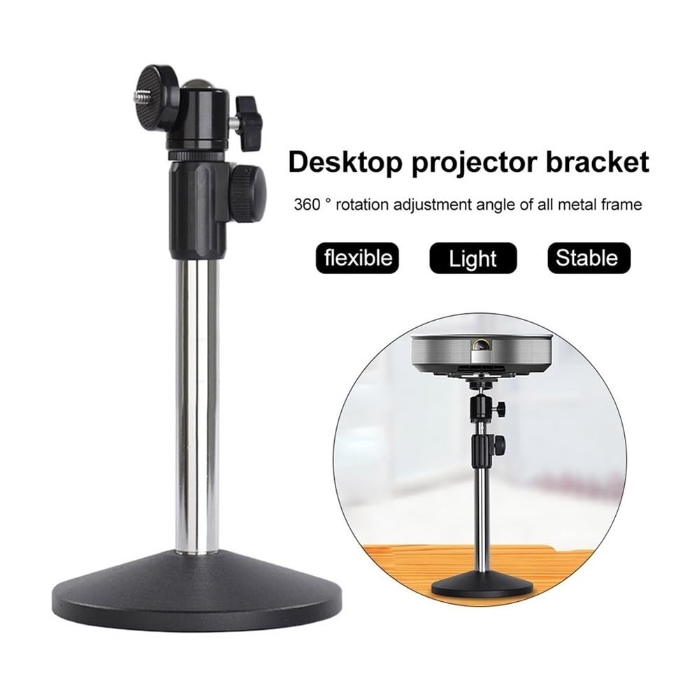 Support de projecteur, Support de trépied Support de projecteur en métal Support Universel réglable Support de projecteur de Bureau télescopique