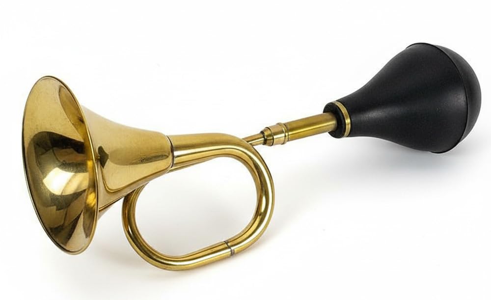 zeitzone Ballhupe Oldtimer Nostalgie Hupe Messing Horn Laut Vintage Antik Stil