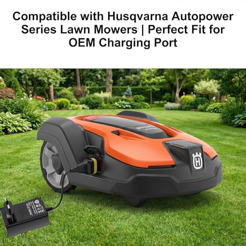 28 V 1,3 A voeding oplader voor robotmaaier, compatibel met 105/305/315X/40X (2016-2022), vervangende adapter grasmaaier - Afbeelding 4