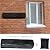 Wazitin 2PCS Black Wall Mounted Patio Heater Cover,Rectangular 38.1''L *9.8''H *6.6 '' W terrace heater cover with drawstring 420D Oxford Waterproof Heater Cover for Indoor Hanging Patio Heater