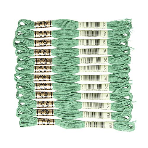 Image of DMC 6-Strand Embroidery Cotton Floss, Medium Jade