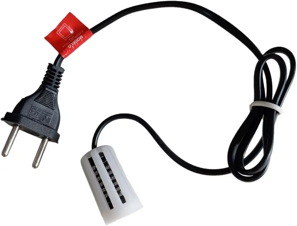 Aquecedor De Imersão Preto 500W Portátil Bivolt Automático 120/240V Para Chá Café E Chimarrão - Acessório De Viagem Com Cabo De 80cm Rápido E Seguro