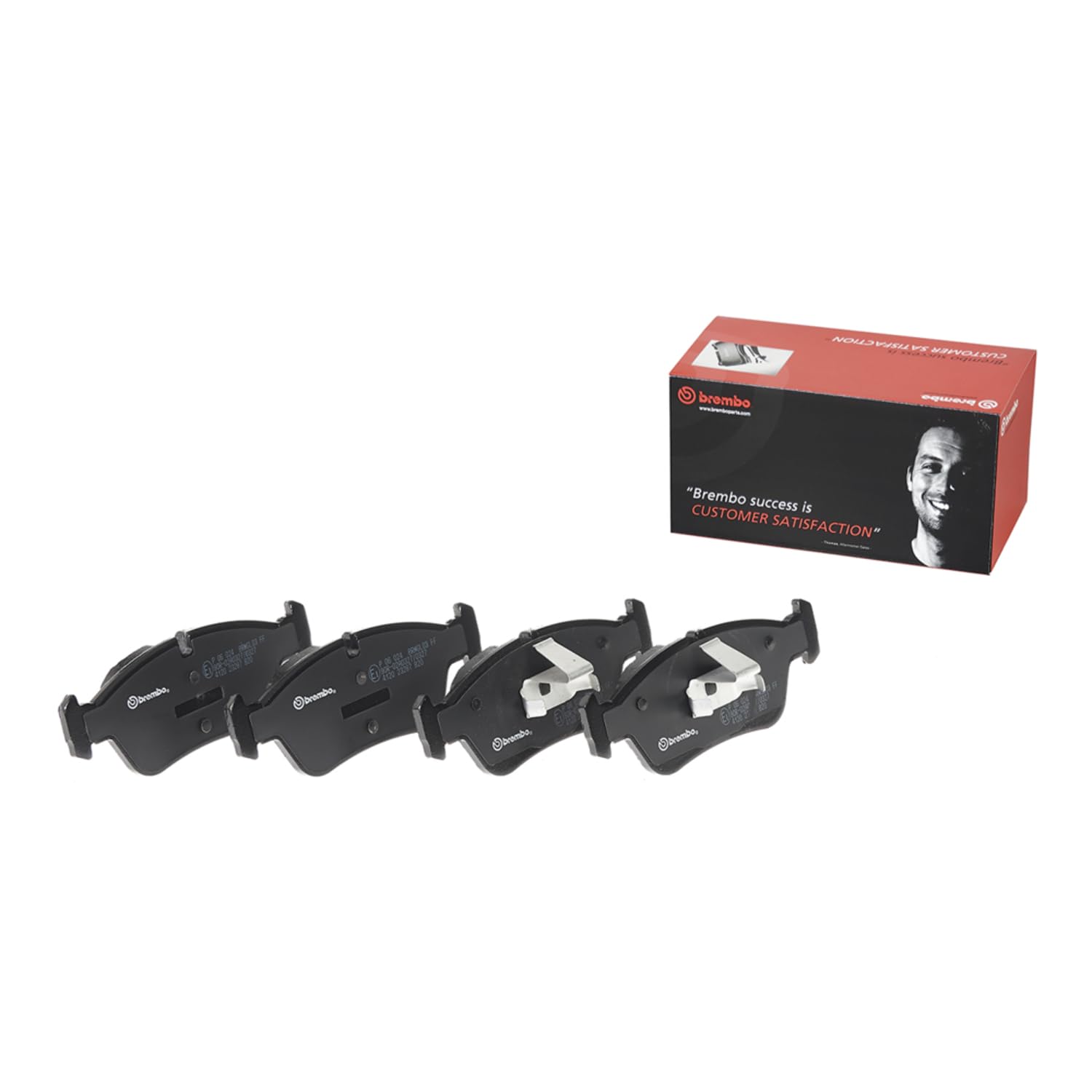 Brembo P06024 Plaquettes de Frein Avant | Compatible avec: ALPINA ROADSTER S, BENTLEY BROOKLANDS, BMW 3, 3, 3 Cabriolet, 3 Cabriolet, 3 Compact, 3 Compact, 3 Coupe