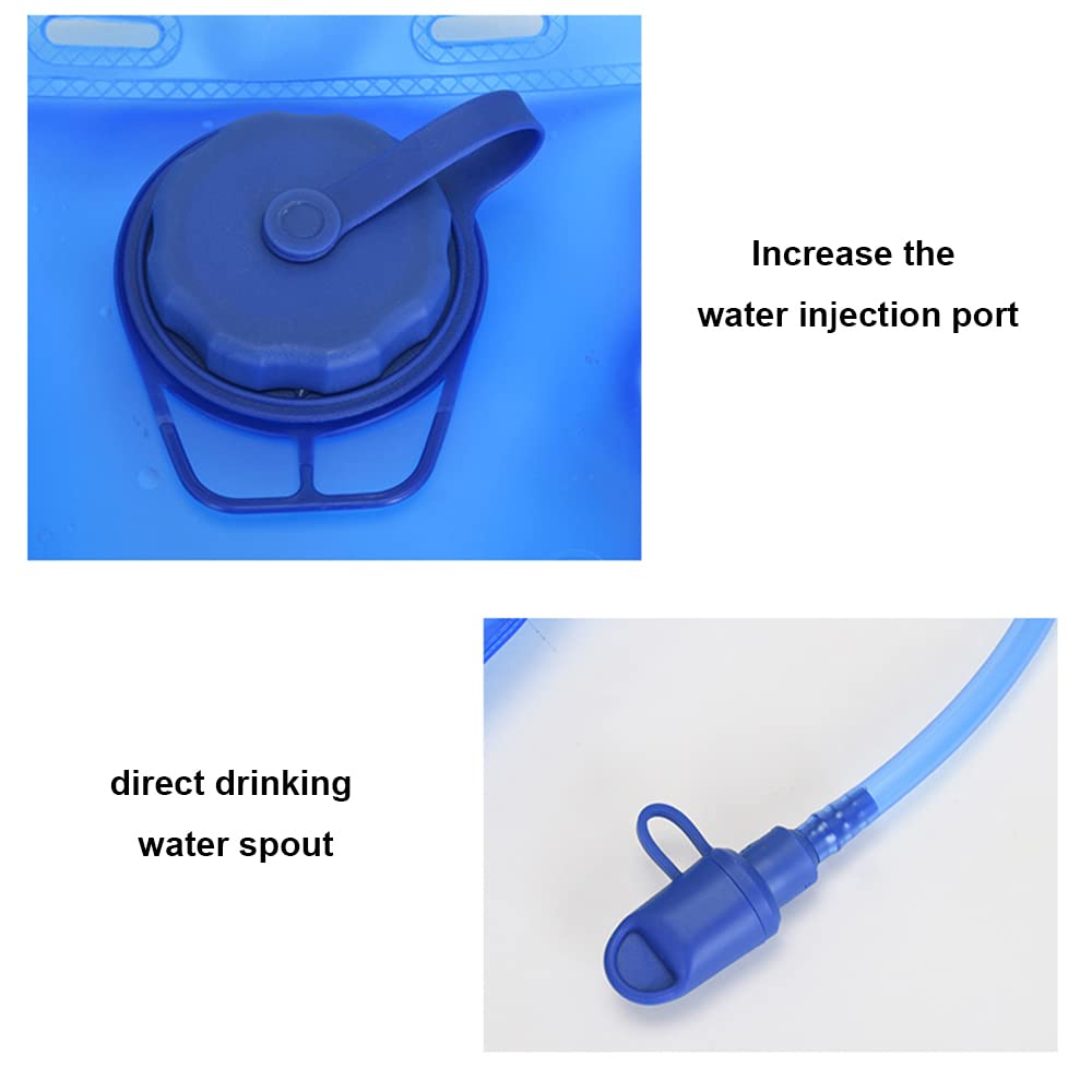 Vescica Di Idratazione Da 2 Litri Per Corsa Ed Escursionismo - Serbatoio Acqua Con Pack Zaino - Foto 2