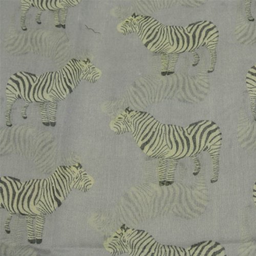 Wrapables Lightweight Zebra Scarf, Grey2