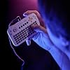 Teclado Bluetooth de bolsillo con mouse de rueda y audio, blanco, controlador inalámbrico remoto compatible con smartphone, laptop, tablet, Nvidia Shield TV, Xiaomi TV Stick, Mi Box, Fire TV 5