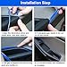 Universal Waterproof Bendable Car Trim Strips - 16.4Ft Decorative Filler Inserts with Installing Tool (Blue)