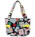 Fashionable Quilted Bingo Bag w/ One Large and Three Small Interior Pockets