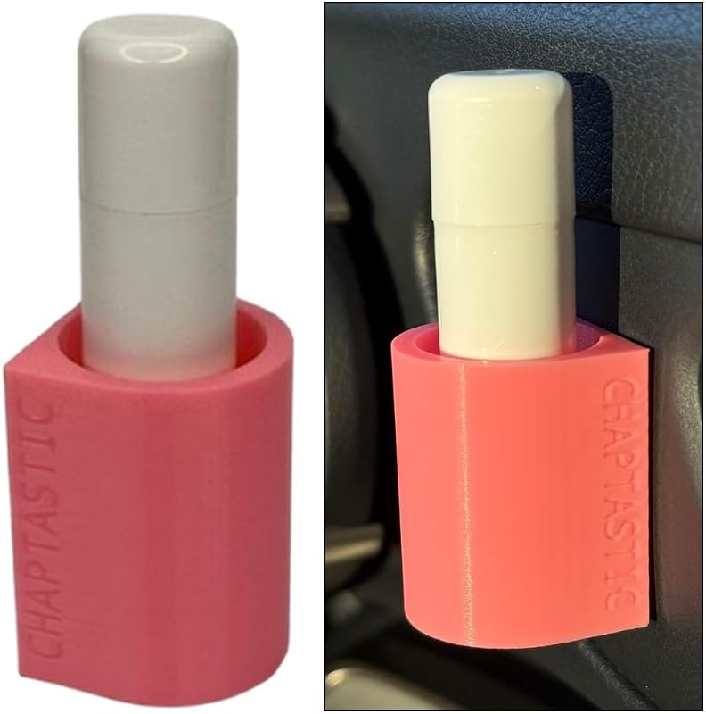 Suporte para Protetor Labial Chaptastic LBH1 para Veículo Rosa – Pacote com 2