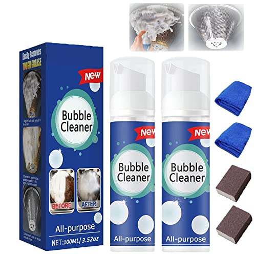 Lazzda - Limpiador de burbujas, limpiador de espuma Dumalt, spray de limpieza multiusos sin enjuague, spray de limpieza multiusos sin enjuague, limpiador multiusos de espuma rica, espuma limpiadora de