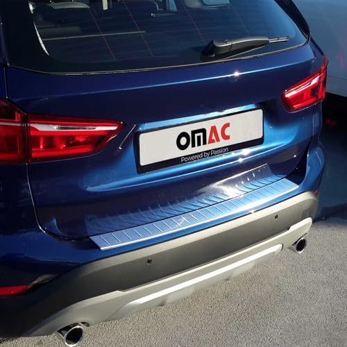 Protection pare-chocs arrière BMW X1 E84 2012-2015 en inox brossé OMAC
