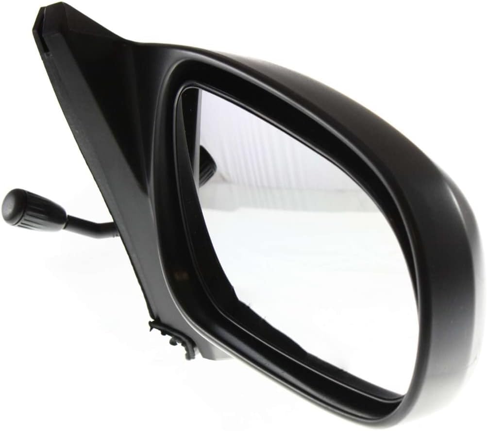 For Honda Civic 1996 97 98 99 2000 Door Mirror Driver and Passenger Side | Pair | Manual Remote | Non-Heated | Coupe/Hatchback | Textured Black | Replacement For 76250S00A05 | HO1320122