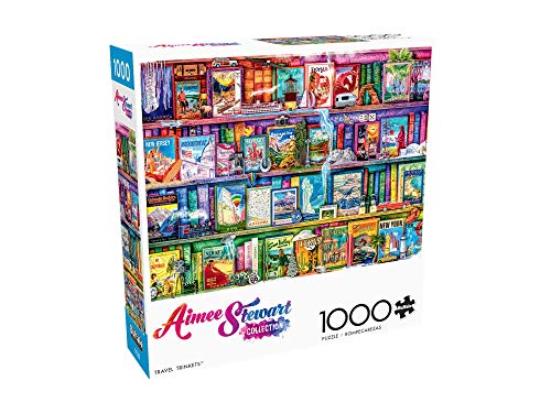 Buffalo Games - Aimee Stewart - Travel Trinkets - 1000 Piece Jigsaw Puzzle #TOP2