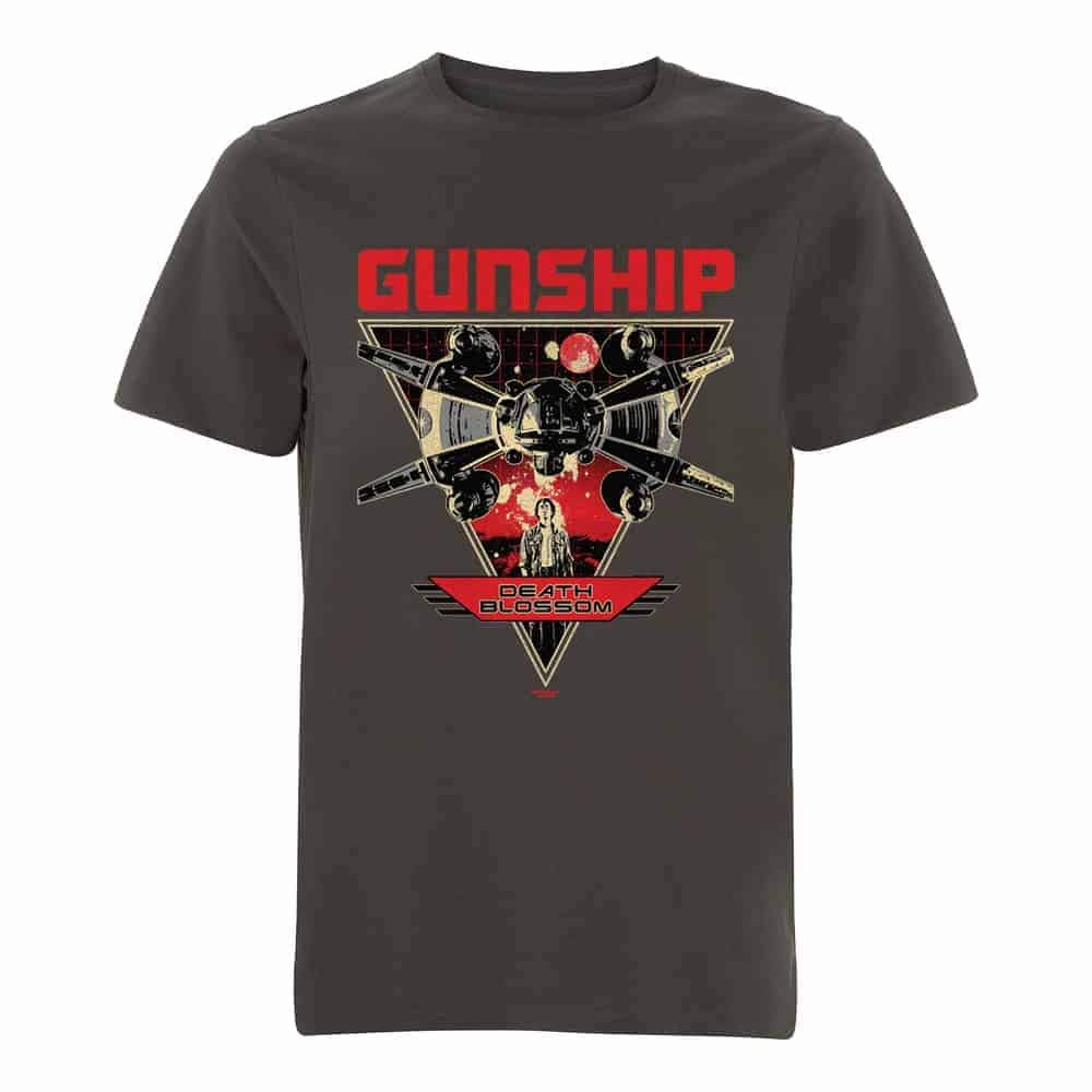 GUNSHIP Official Limited Edition Death Blossom T-Shirt (XL) Grey