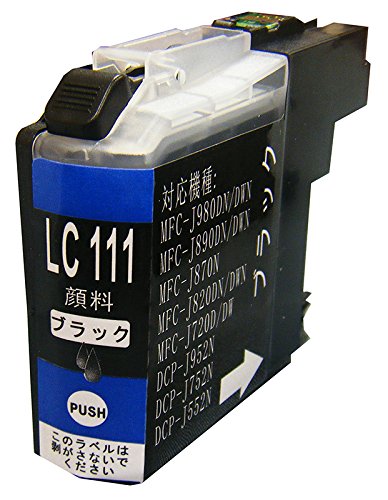 Amazon.co.jp: 【純正品同様ブラック顔料系インク】ブラザーLC111-4PK