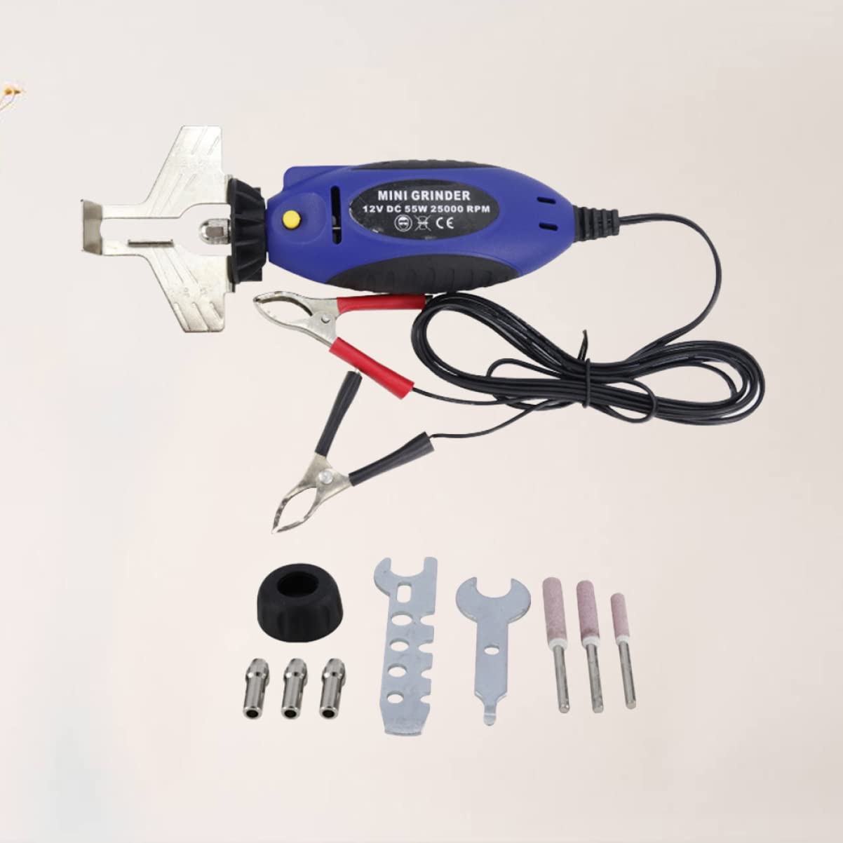 TEHAUX Rectificadora De Cadena Eléctrica De Mini Con Herramienta De Afilado Manual Afilador De Cadenas Para Motosierras Para Afilar Herramientas De Jardín
