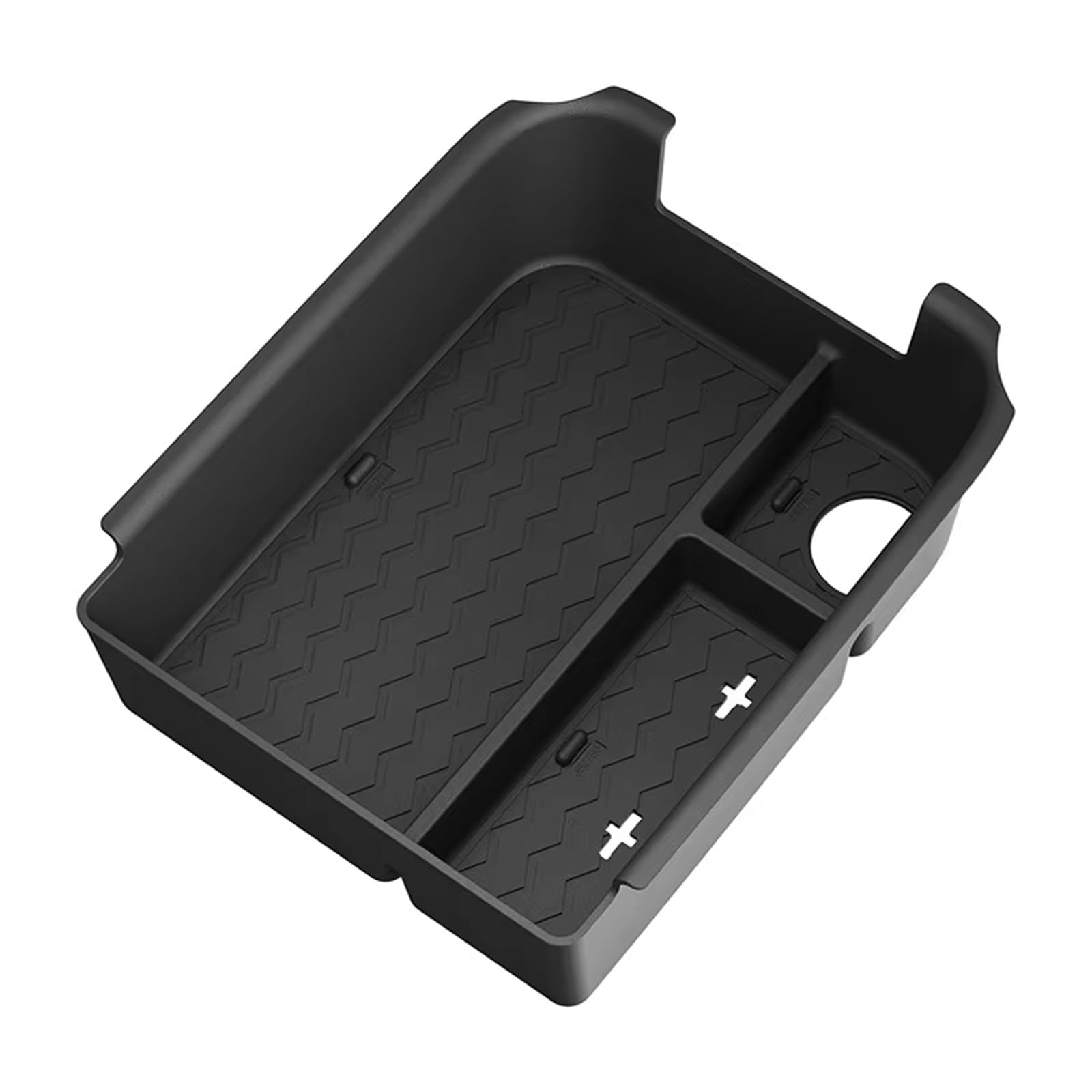 SILHUP Decoration Interior Trim For Q5 2026-Present Car Armrest Storage Box Center Console Organizer ABS Stowing Tidying Interior