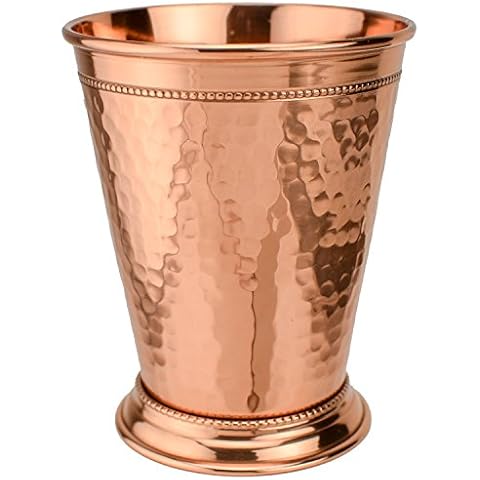 Prince of Scots Hammered Copper 12 Ounce Mint Julep Cup ~ Gift Boxed Cover